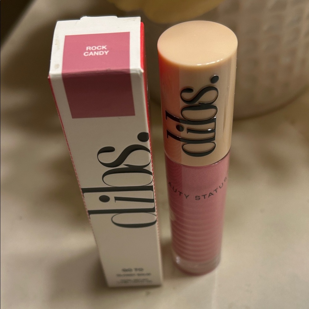 Dibs Glossy Balm Shade Rock Candy